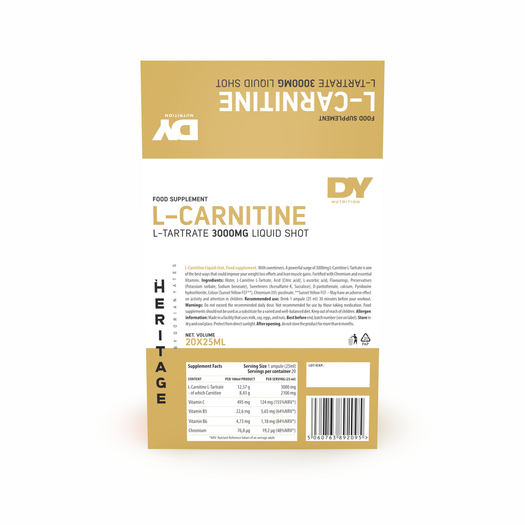 L-Carnitină L-Tartrat 20X25ml - 4 | YEO