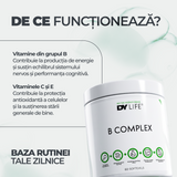 Vitamina B Complex DY Life, 60 Softgels, 30 Serviri