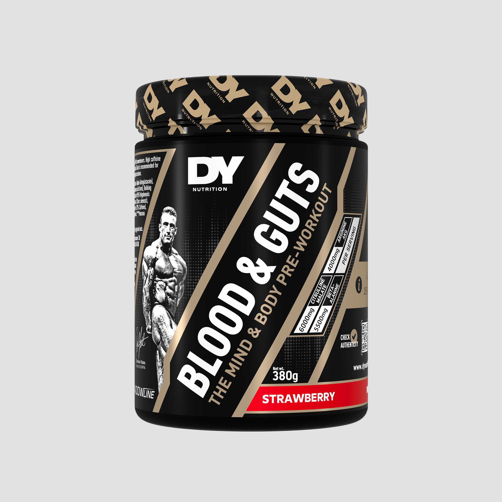 Pre-workout Blood & Guts 380g, 20 de serviri