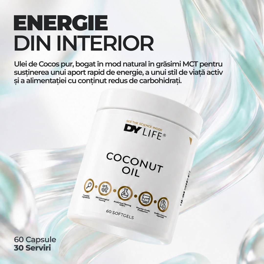 Coconut Oil DY Life, 60 Softgels, 30 Serviri