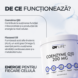 Coenzyme Q10 200 mg DY Life, 60 Softgels, 60 Serviri