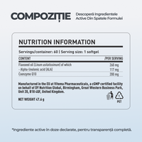 Coenzyme Q10 200 mg DY Life, 60 Softgels, 60 Serviri