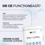 DHA+Lutein DY Life, 60 Softgels, 30 Serviri