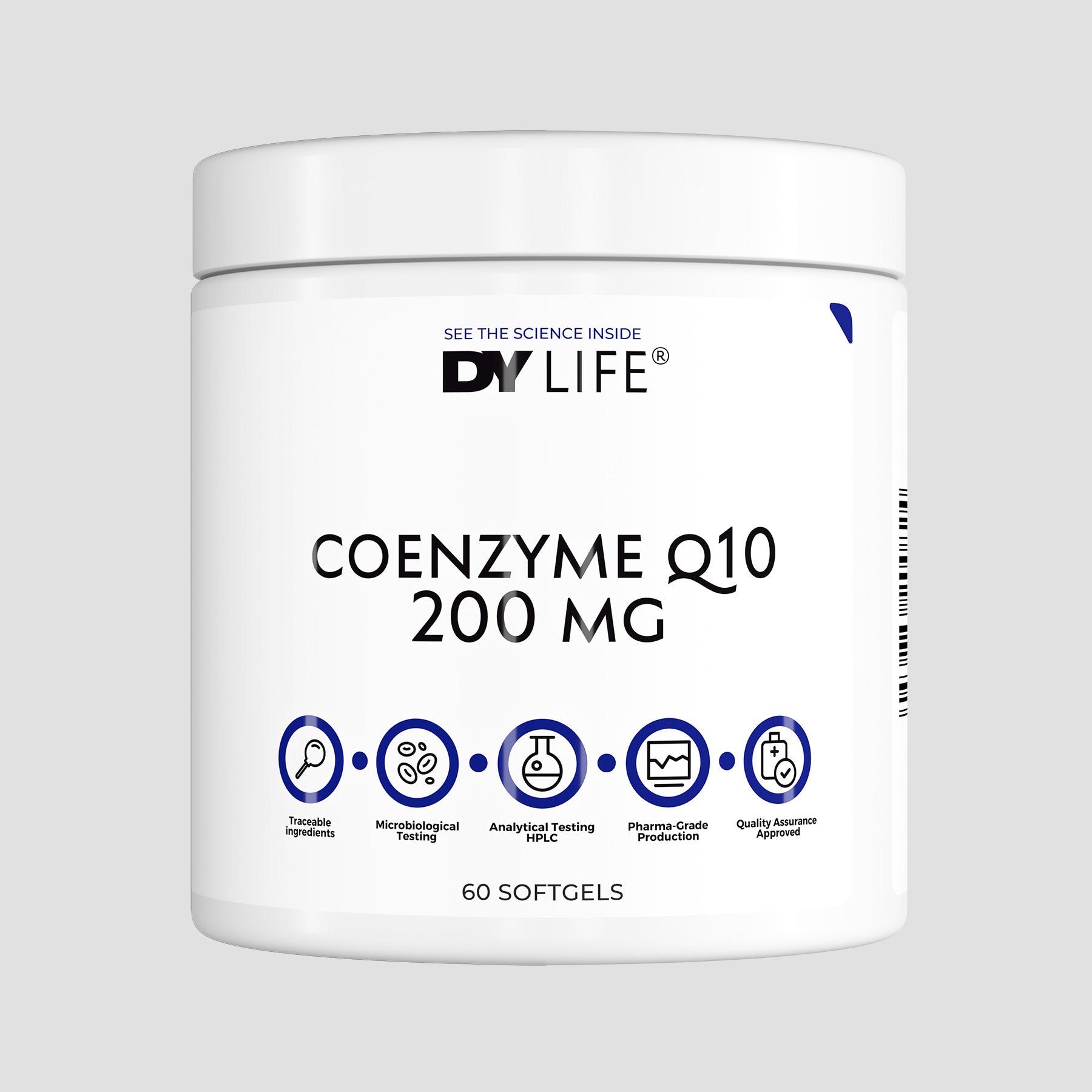 Coenzyme Q10 200 mg DY Life, 60 Softgels, 60 Serviri