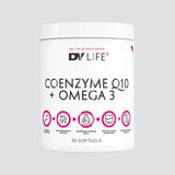 Coenzima Q10 + Omega 3, 30 Softgels, 30 Serviri