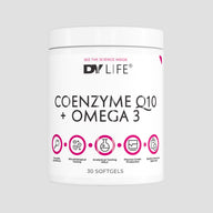 Coenzima Q10 + Omega 3, 30 Softgels, 30 Serviri