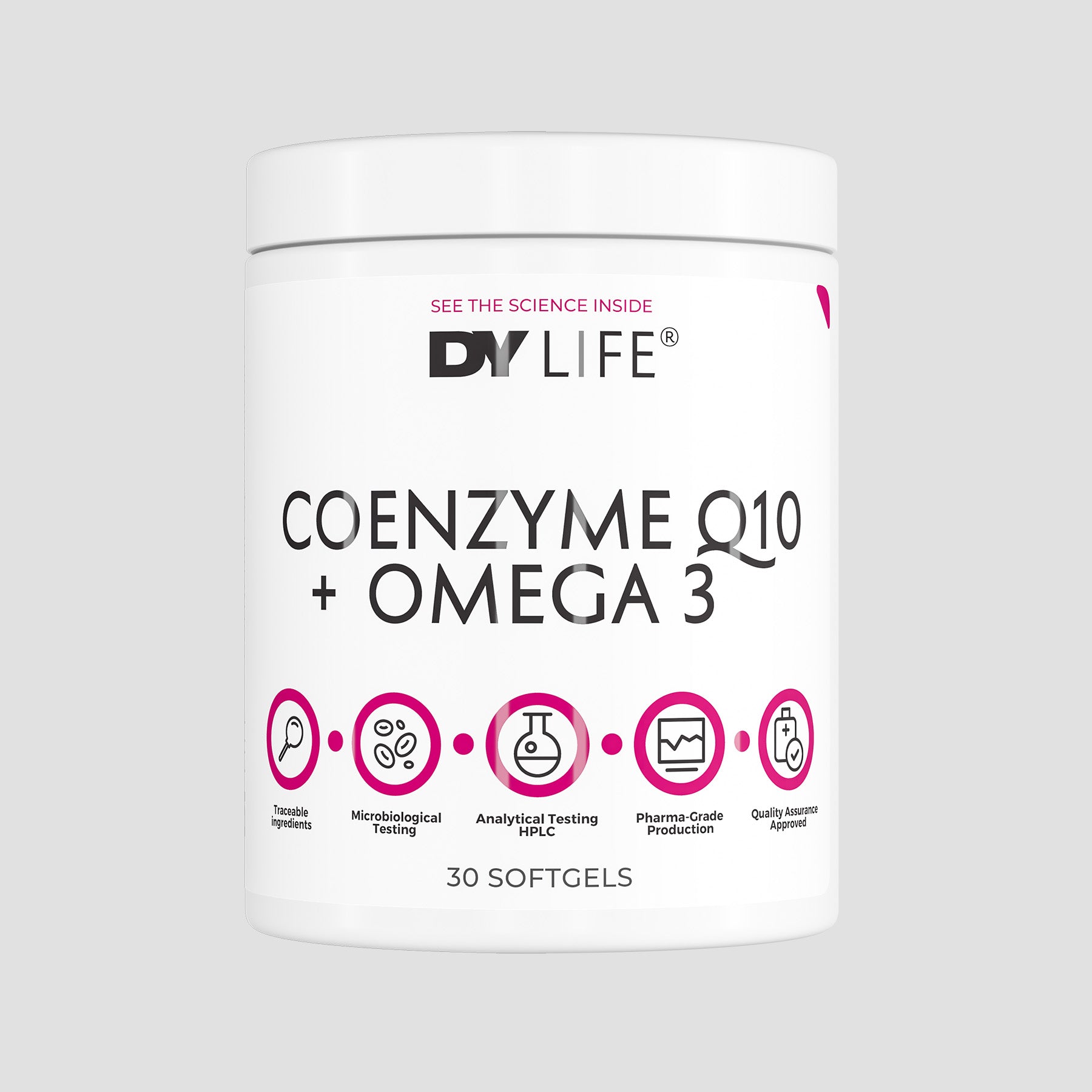 Coenzima Q10 + Omega 3, 30 Softgels, 30 Serviri