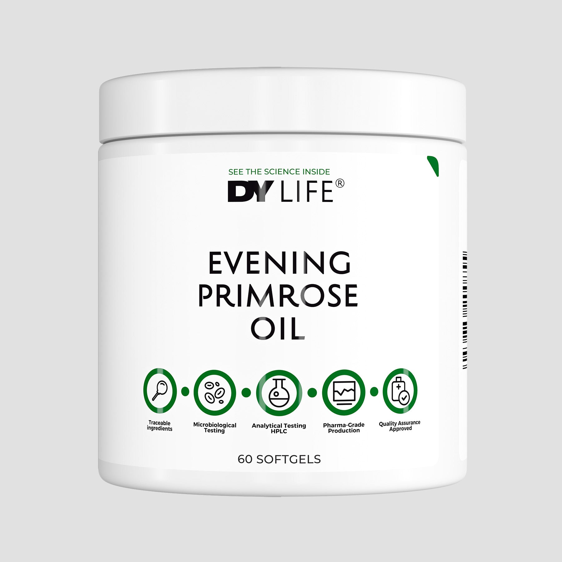 Evening Primrose Oil DY Life, 60 Softgels, 60 Serviri