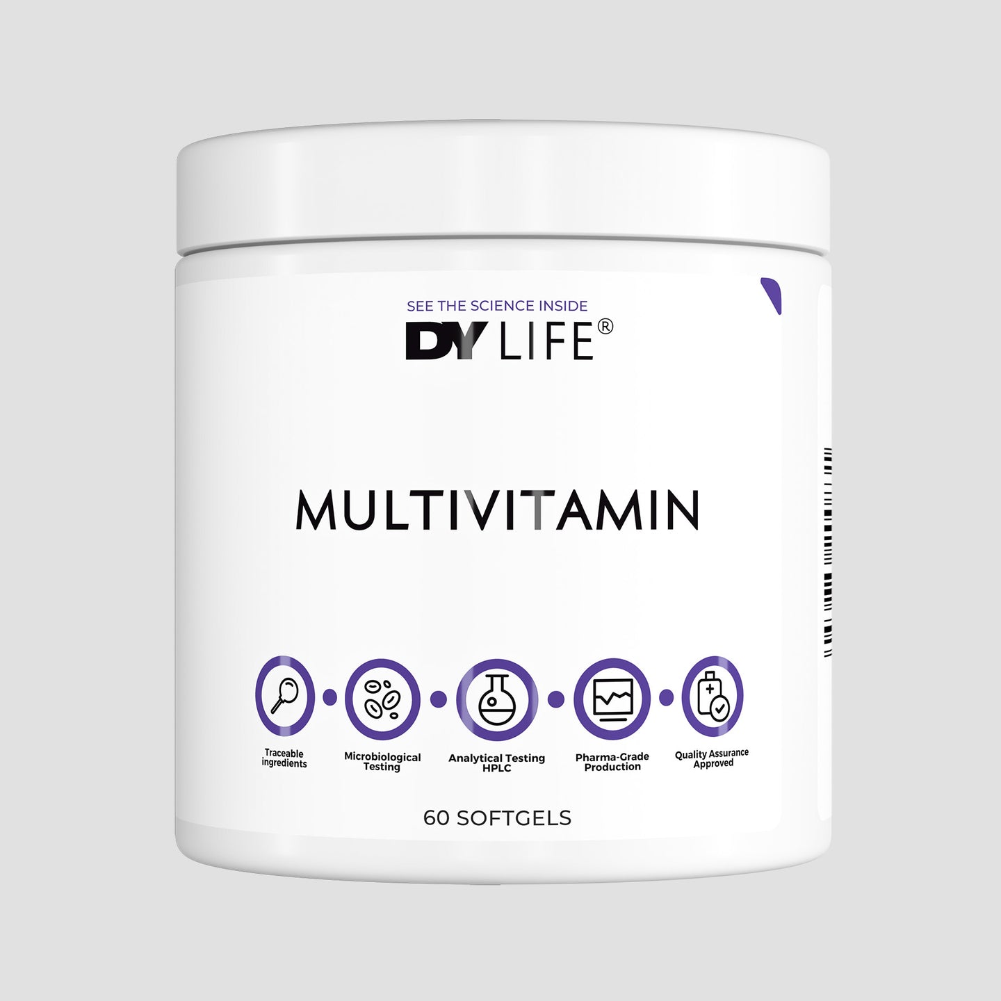 Multivitamin DY Life, 60 Softgels, 30 Serviri