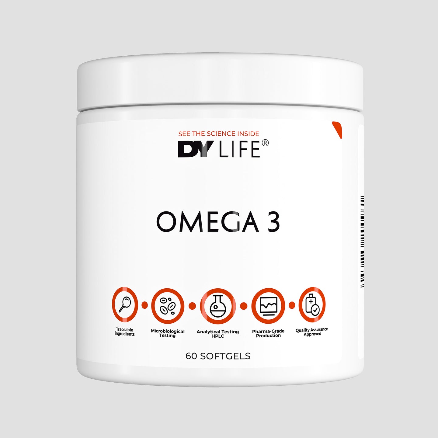 Omega 3 DY Life, 60 Softgels, 30 Serviri