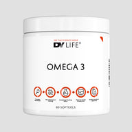Omega 3 DY Life, 60 Softgels, 30 Serviri
