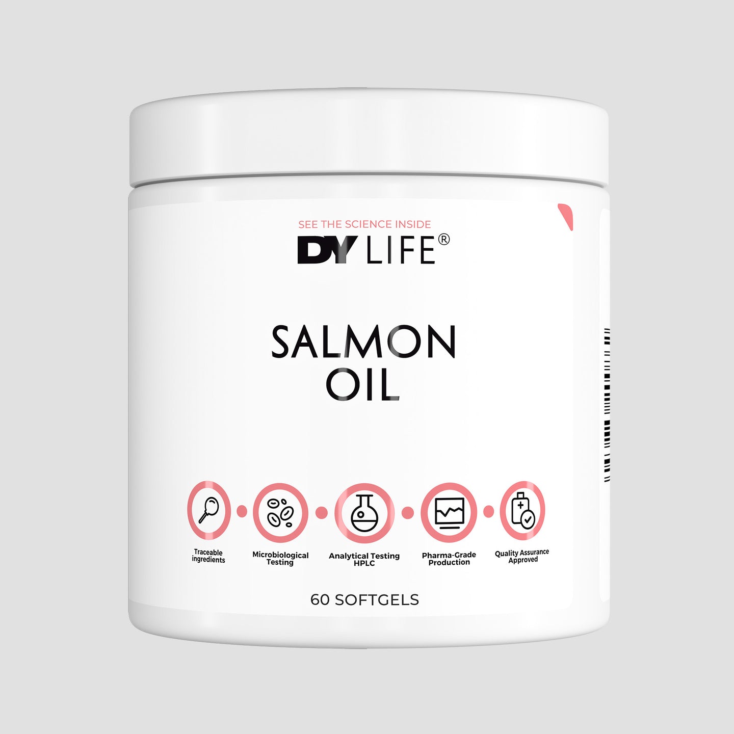Salmon Oil DY Life, 60 Softgels, 60 Serviri
