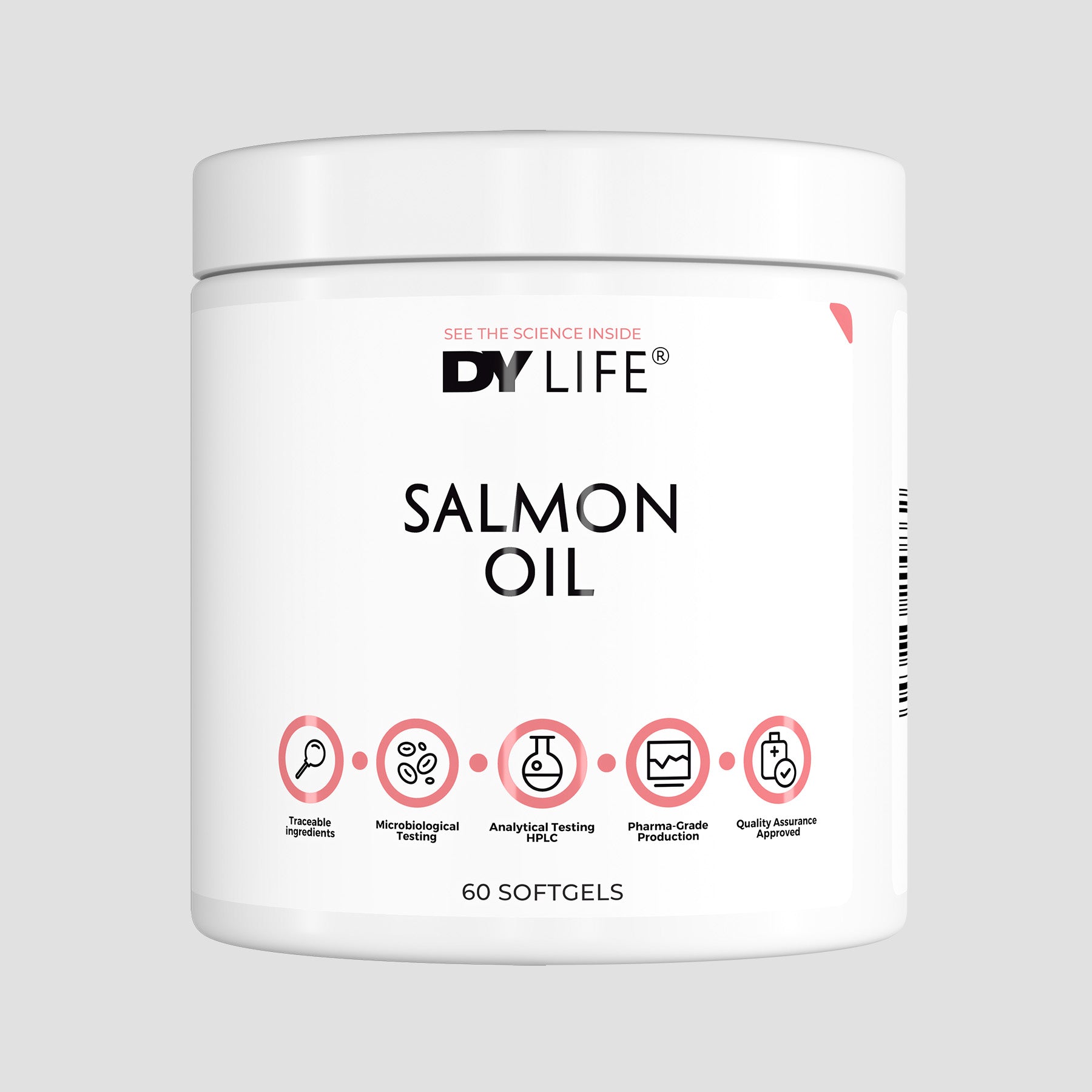 Salmon Oil DY Life, 60 Softgels, 60 Serviri