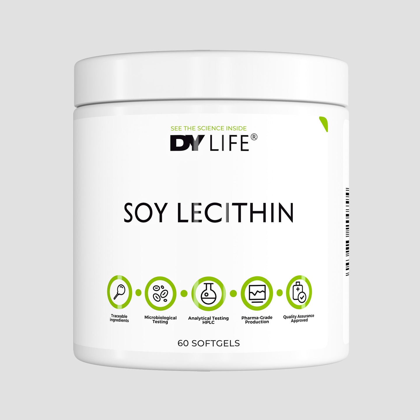 Soy Lecithin DY Life, 60 Softgels, 60 Serviri