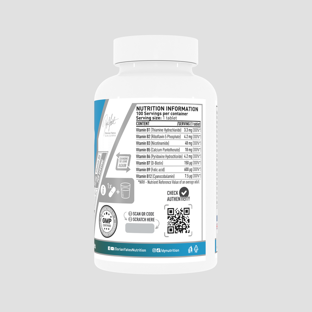 Vitamin B Complex, supliment alimentar, 100 de tablete - 2 | YEO