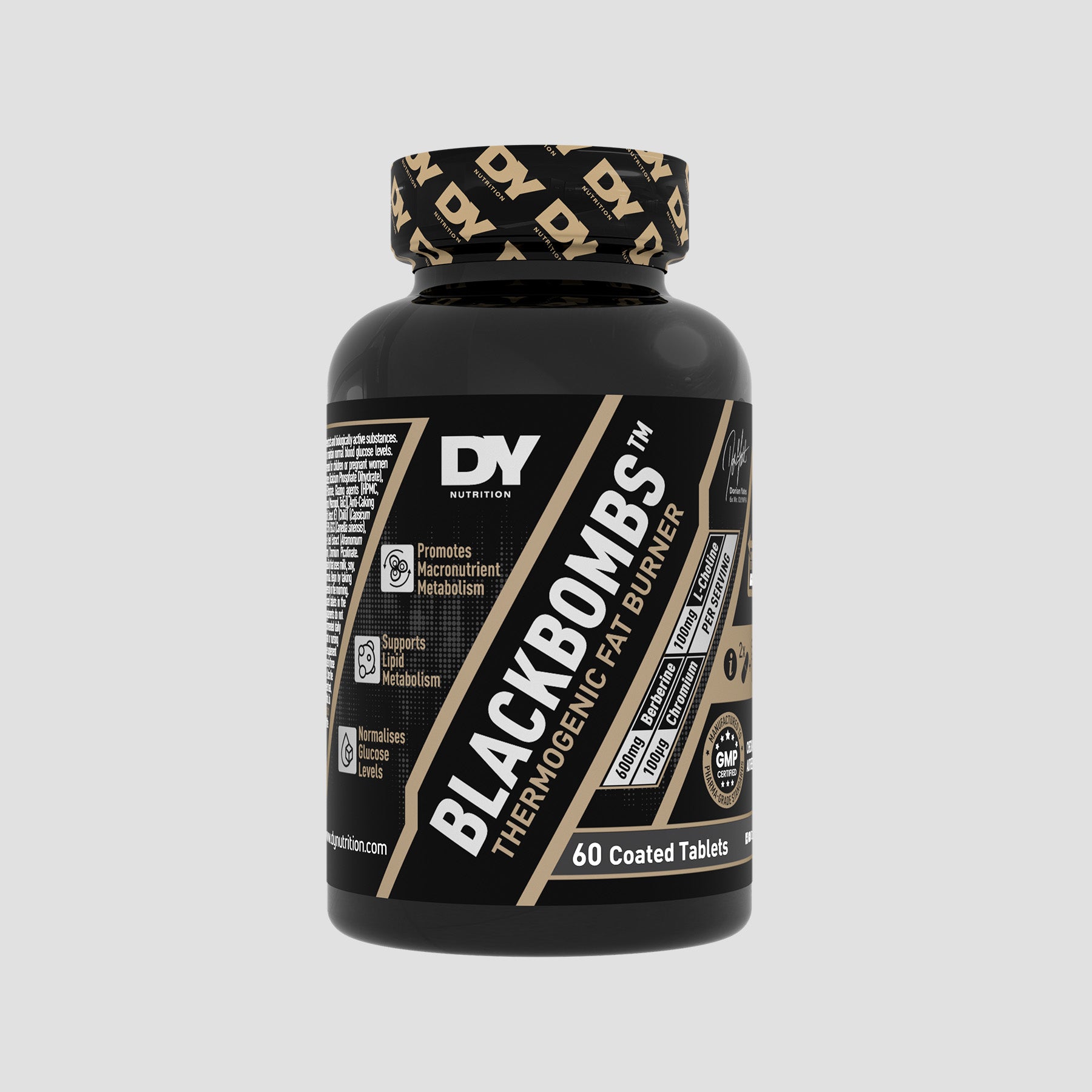 Arzător de grăsimi Blackbombs, 70g, 60 de tablete