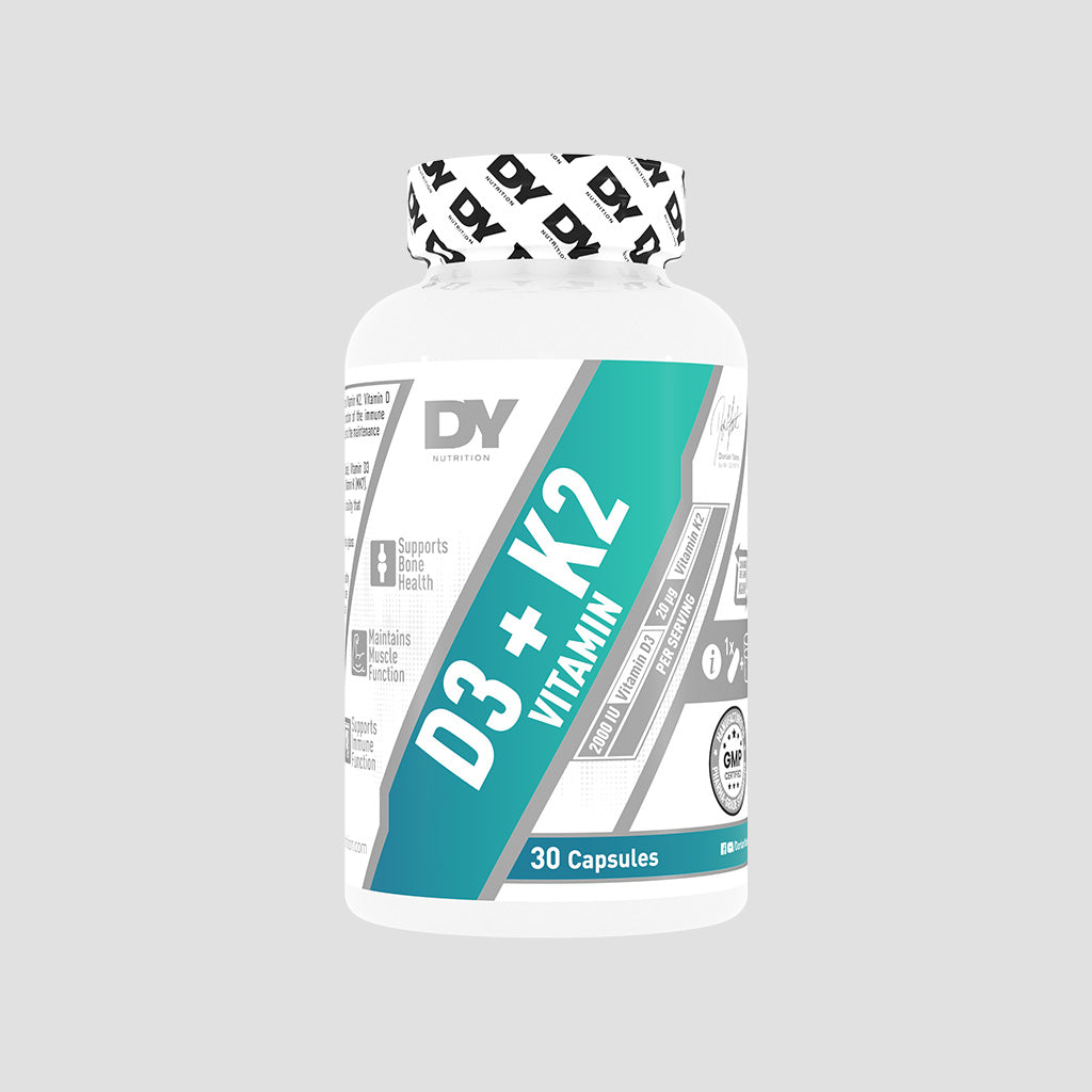 Vitamina D3+K2, 60 de capsule moi, DY Nutrition