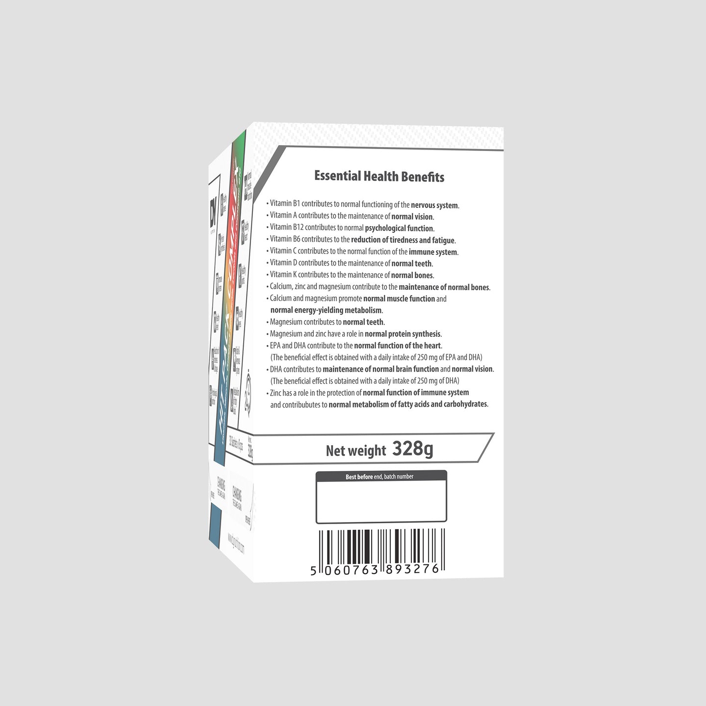 Complex de vitamine HIT Pack, 328g (30 de plicuri x 8 suplimente in 1)