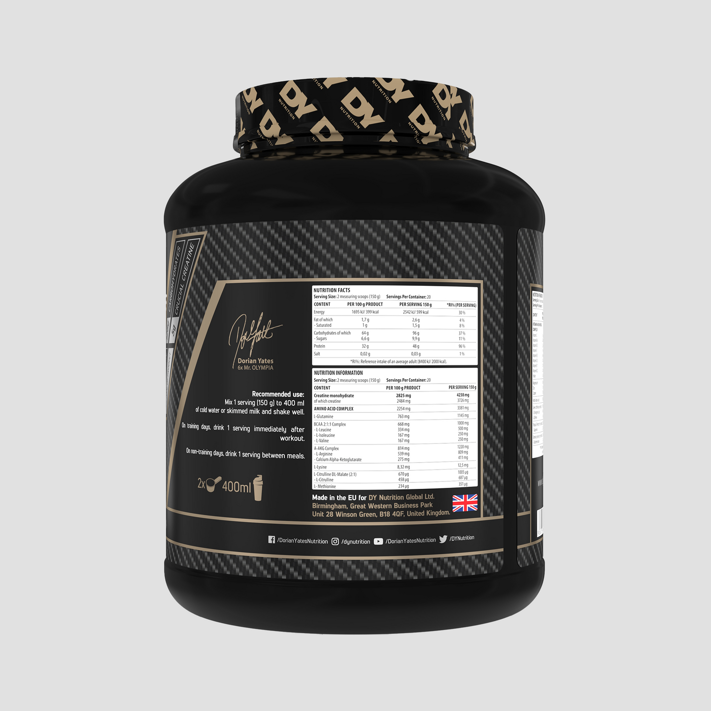 Game Changer Mass, 3kg, 20 de serviri