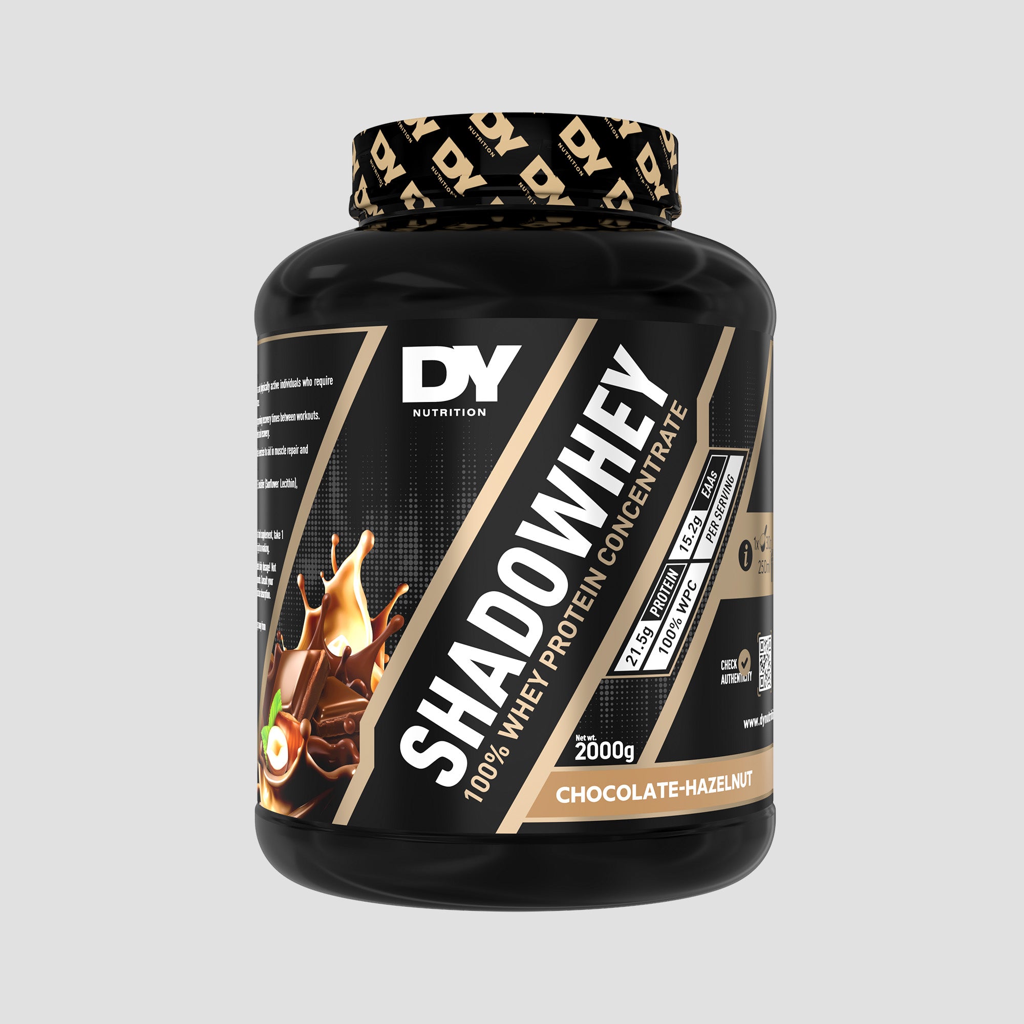 Proteină Concentrată Shadowhey DY Nutrition 2kg, 66 de serviri
