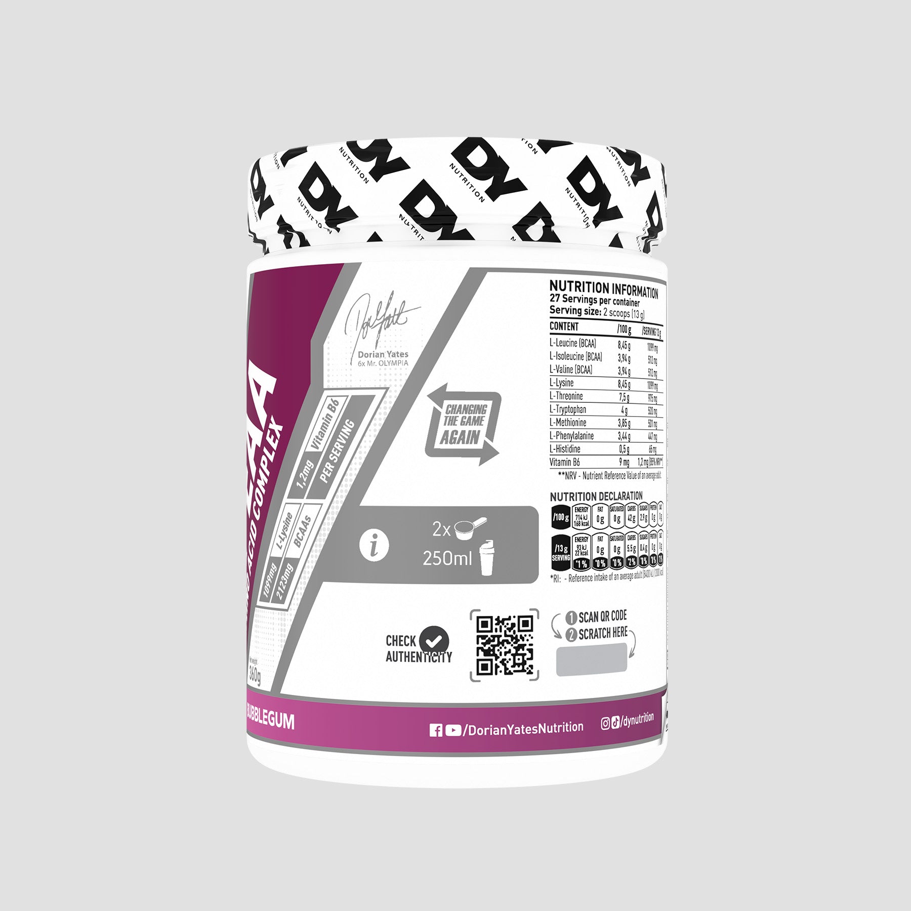 Aminoacizi esențiali HIT EAA Complex, 360g, 27 de serviri