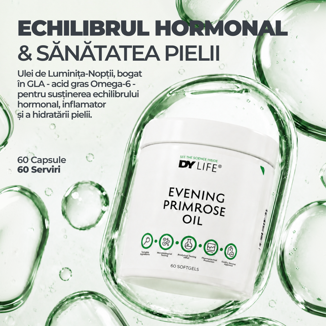 Evening Primrose Oil DY Life, 60 Softgels, 60 Serviri