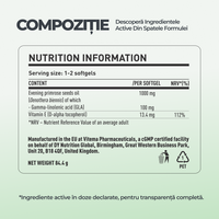 Evening Primrose Oil DY Life, 60 Softgels, 60 Serviri