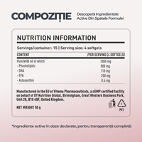 Krill Oil DY Life, 60 Softgels, 15 Serviri