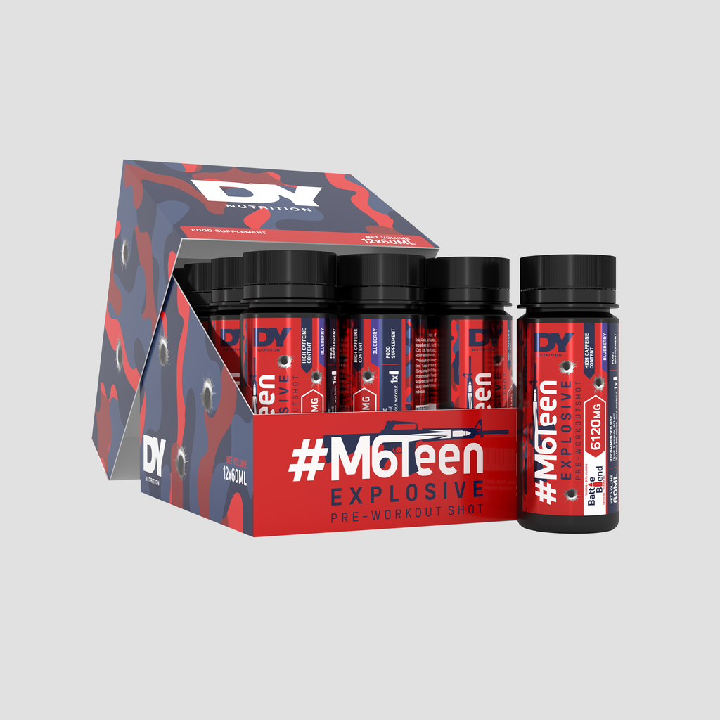 Pre-workout lichid #M6teen, shot 12x60ml