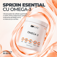 Omega 3 DY Life, 60 Softgels, 30 Serviri