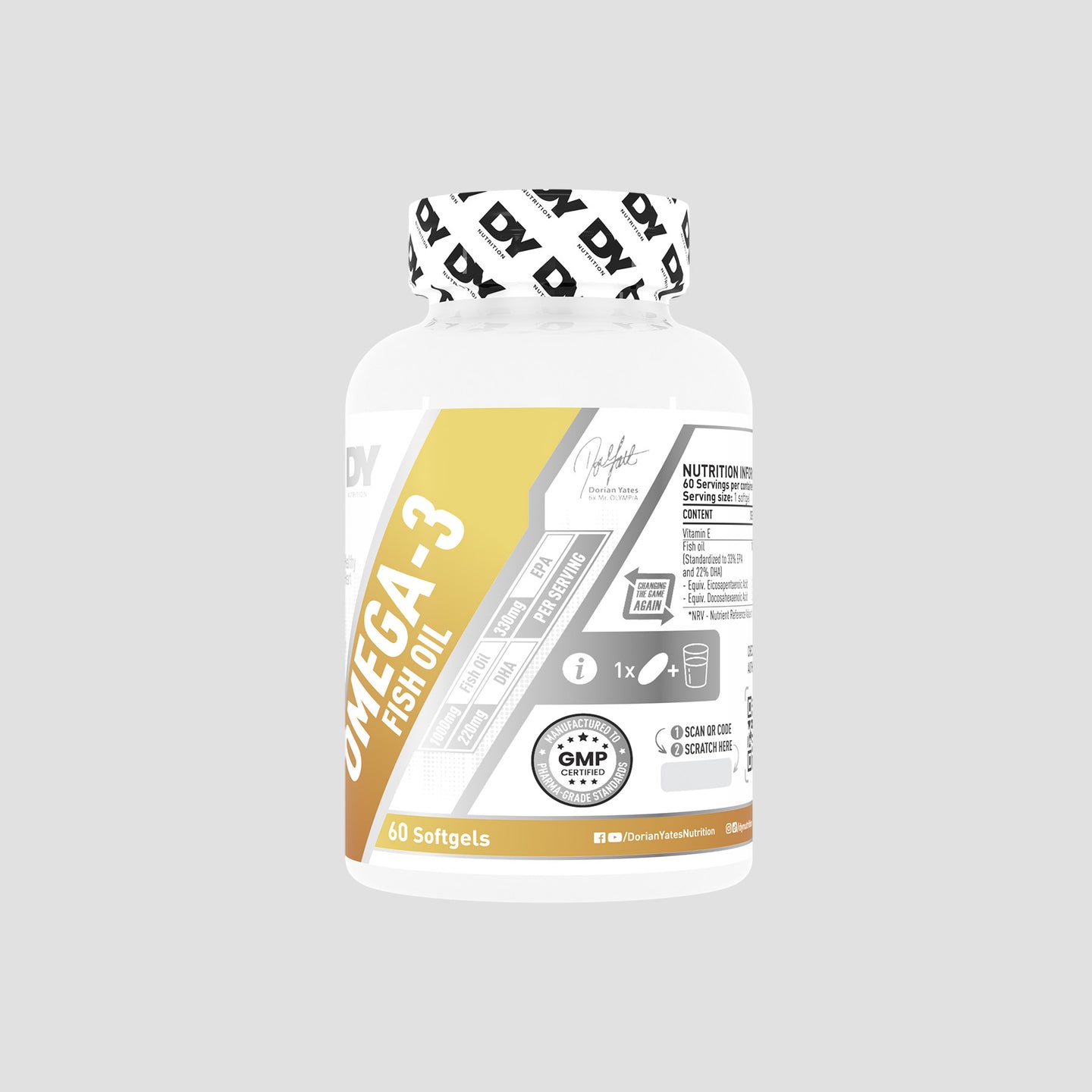 Omega-3 ulei de pește, 60 de capsule moi