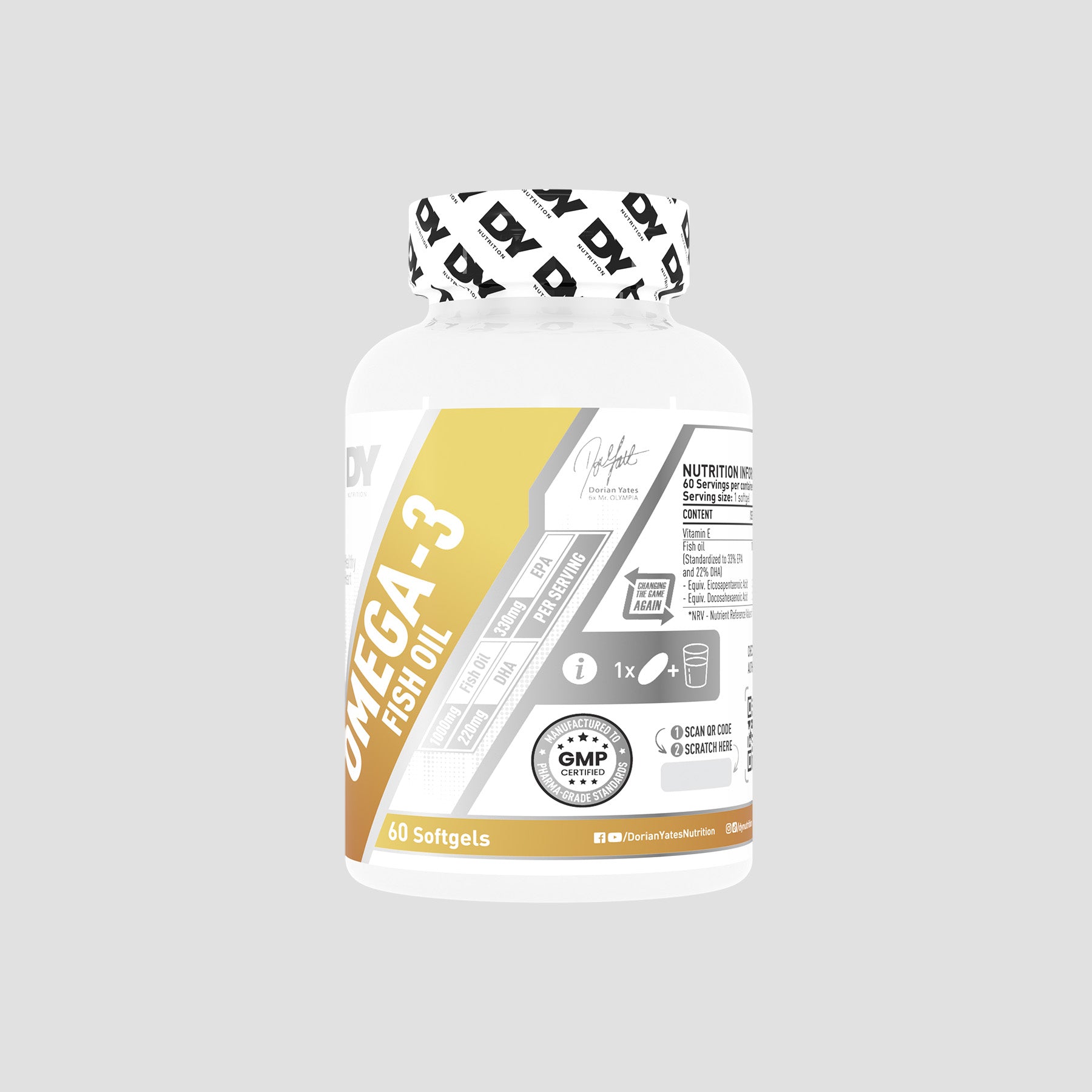 Omega-3 ulei de pește, 60 de capsule moi