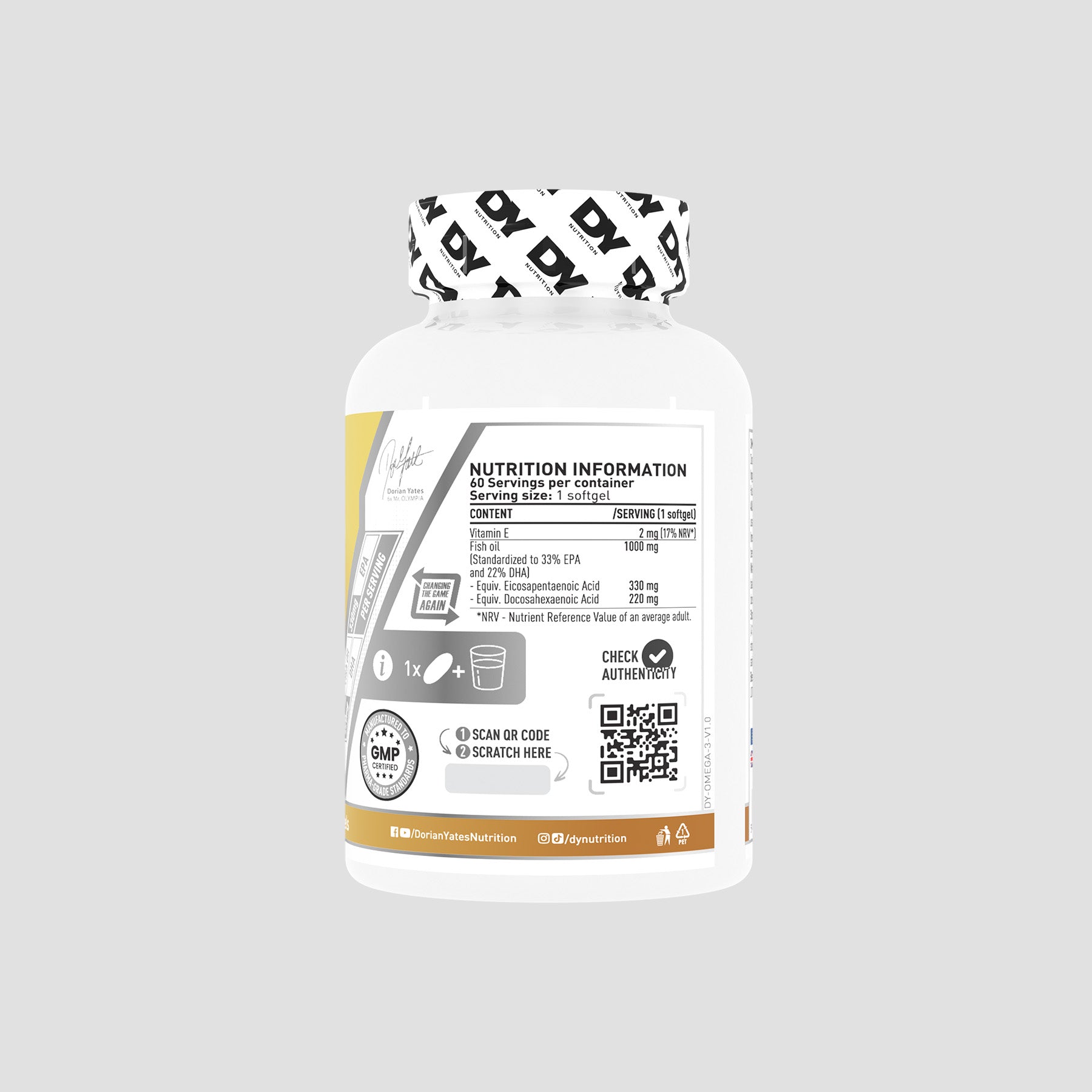 Omega-3 ulei de pește, 60 de capsule moi