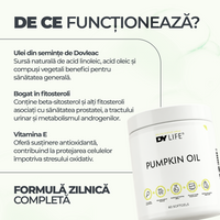 Pumpkin Oil DY Life, 60 Softgels, 60 Serviri