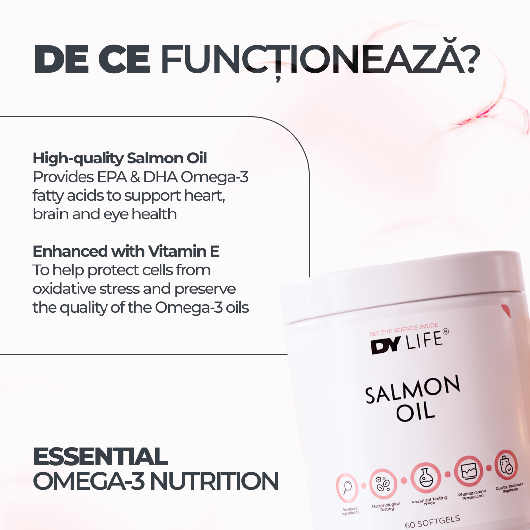 Salmon Oil DY Life, 60 Softgels, 60 Serviri