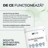Sea Buckthorn Oil DY Life, 60 Softgels, 30 Serviri