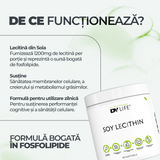 Soy Lecithin DY Life, 60 Softgels, 60 Serviri