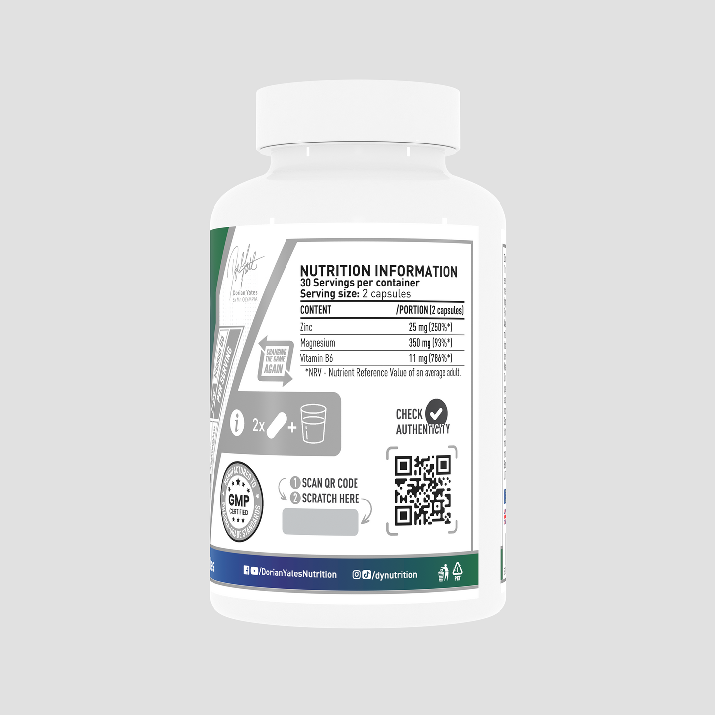 Complex ZN MG B6, supliment alimentar, 60 de capsule